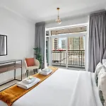 Stylish 1Br In Downtown With - Burj Views