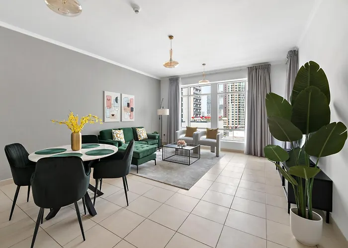 Stylish 1Br In Downtown With - Burj Views